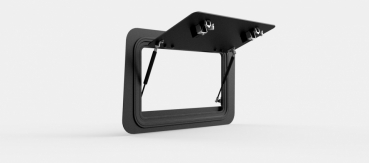 Preview: Explore Glazing Seitenklappfenster für Suzuki Jimny GJ (JB74), 658 x 399 mm, aluminium